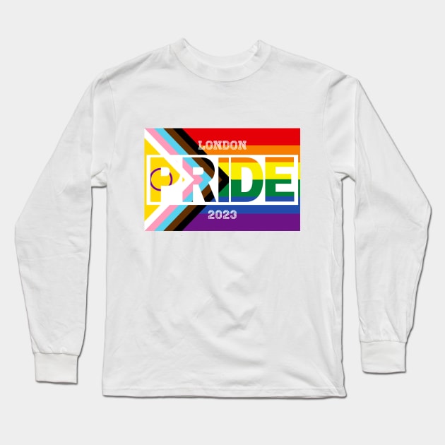 London Pride 2023 Long Sleeve T-Shirt by Jay Major Designs